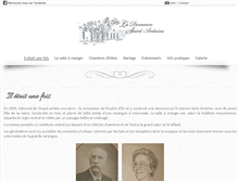 Tablet Screenshot of lademeuresaintantoine.com